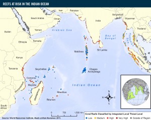 Fig 1 Map of Indian Ocean